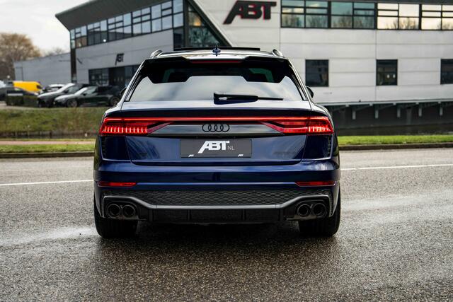 Audi RSQ8 ABT RSQ8-S 700PK | ABT HR23 Glossy Black | Dynamic plus | Carbon exterieur | Designo Mystic blauw (Audi Exclusive) | Keramische remmen | Panorama dak | alcantara hemel | RS Design pakket rood Assistentie pakket plus | Uitgebreid leder pakket | Head-up | M