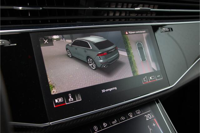 Audi RSQ8 4.0 V8 600PK URBAN | Keramische | 24" Vossen | 360Cam | ACC | Ventilatie | Head Up | B&O | Lane & Side Assist | Dynamic+ 305km/h | Softclose | Stuurverwarming | Keyless | Standkachel | Luchtvering | Matrix Led | Carbon | | Achterasbesturing | E.TH 3500KG 