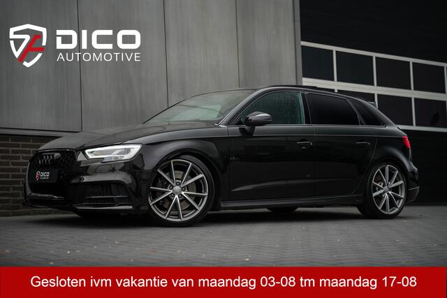 Audi S3 SPORTBACK 2.0 TFSI 370 pk ABT S3 Quattro Pro Line Plus S-Line / Pano-Dak/ Matrix-Led/ Magnetic-Ride/ B&O-Sound/ Leder/ Sport-Stoelen/ Stoel.Verw/ Camera/ 19'' LMV