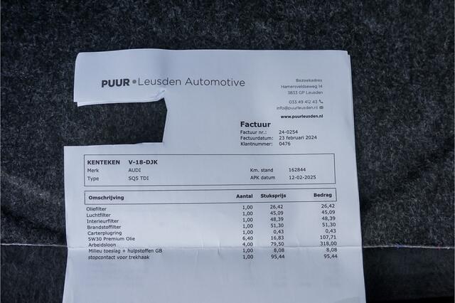 Audi SQ5 TDI Competition 327PK Commercial Pano B&O Leder ACC Trekhaak