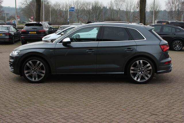 Audi SQ5 3.0 TFSI quattro Pro Line Plus / Trekhaak / Panoramadak / Camera / Luchtvering / Leder / 20'' / ABT Diffuser / Stoelventilatie+Verwarming / Navigatie / Cruise Control Adaptief