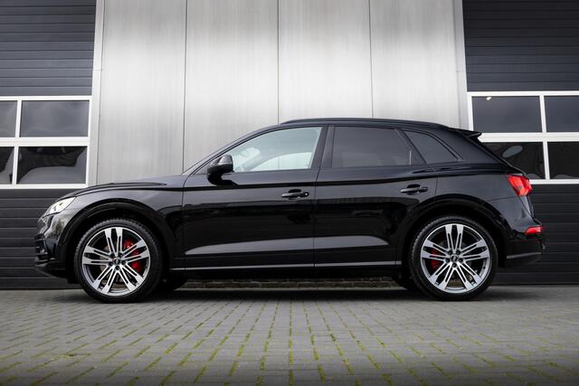 Audi SQ5 3.0 TFSI 354 pk SQ5 Quattro Pro Line Plus S-Line / Carbon/ Pano-Dak/ Keyless/ Head-Up/ Camera/ Adap.Cruise/ B&O-Sound/ Stand-Kachel/ Sport-Stoelen/ Stoel.Verw/ 21'' LMV