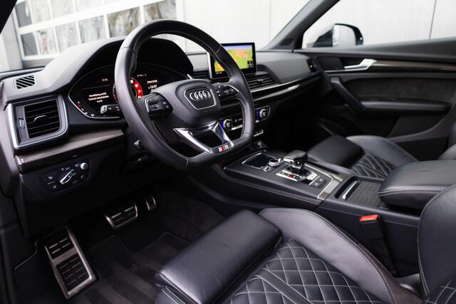 Audi SQ5 3.0 TFSI 354 pk SQ5 Quattro Pro Line Plus S-Line / Carbon/ Pano-Dak/ Keyless/ Head-Up/ Camera/ Adap.Cruise/ B&O-Sound/ Stand-Kachel/ Sport-Stoelen/ Stoel.Verw/ 21'' LMV