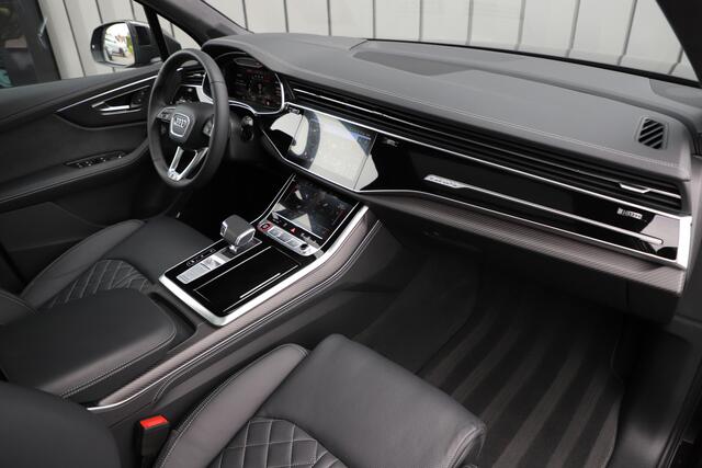 Audi SQ7 4.0 TFSI 507PK Quattro | 507PK | Achterasbesturing | Luchtvering | 7Pers | Massage | Head-up | Keyles-go | Carbon | Sfeerverlichting | B&O | ACC | Stuurwielverw. | 2024.