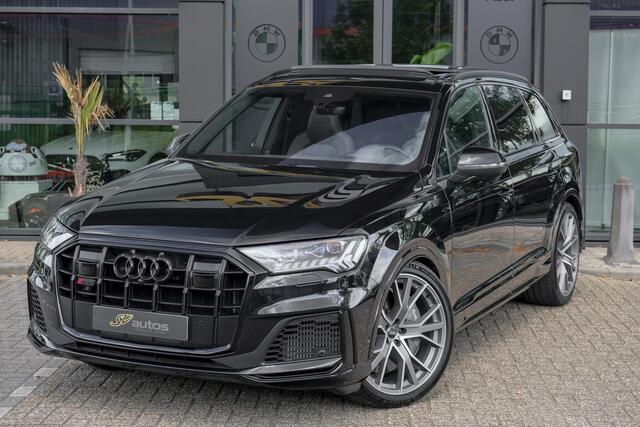 Audi SQ7 4.0 TDI V8 435pk Facelift Panoramadak Keramisch *BTW* Massage Laser Trekhaak NP. ¤214.000,-!!! Carbon 22" LMV
