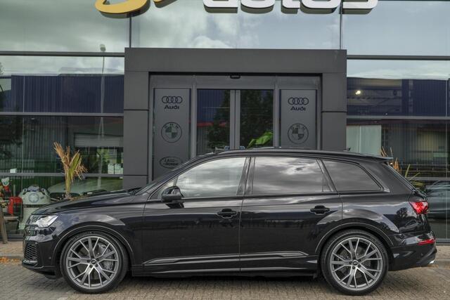 Audi SQ7 4.0 TDI V8 435pk Facelift Panoramadak Keramisch *BTW* Massage Laser Trekhaak NP. ¤214.000,-!!! Carbon 22" LMV