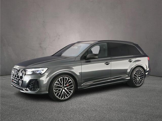 Audi SQ7 4.0 TFSI 507PK quattro 7p | Trekhaak | Pano | Derde zitrij | Headup | B&O | 4-Wiel | Rood-Stiksel | HD-Matrix | ACC | 360 Camera |