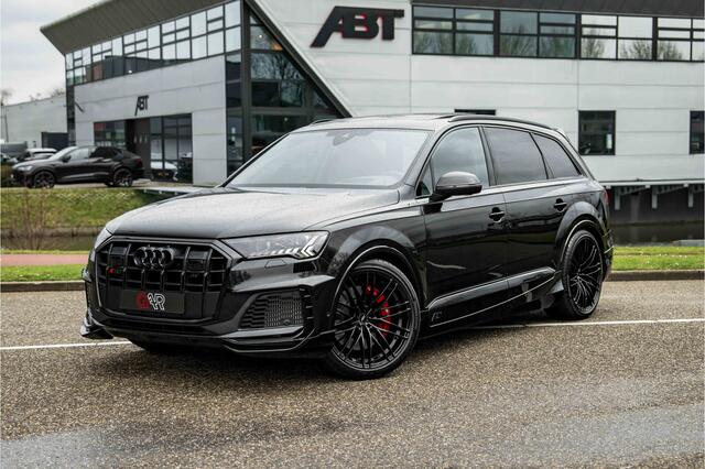 Audi SQ7 ABT 4.0 TFSI 650pk 7p | ABT small body | Panoramadak | B&O | Stoelventilatie + massagefunctie | Uitgebreid leder pakket | ABT HR22 Glossy black | Carbon