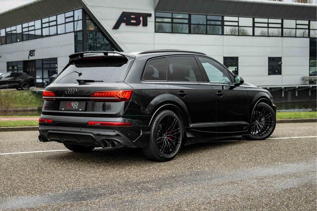 Audi SQ7 ABT 4.0 TFSI 650pk 7p | ABT small body | Panoramadak | B&O | Stoelventilatie + massagefunctie | Uitgebreid leder pakket | ABT HR22 Glossy black | Carbon