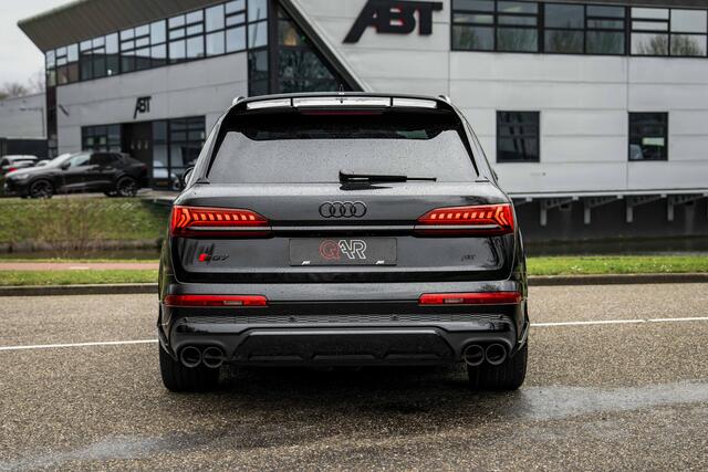 Audi SQ7 ABT 4.0 TFSI 650pk 7p | ABT small body | Panoramadak | B&O | Stoelventilatie + massagefunctie | Uitgebreid leder pakket | ABT HR22 Glossy black | Carbon