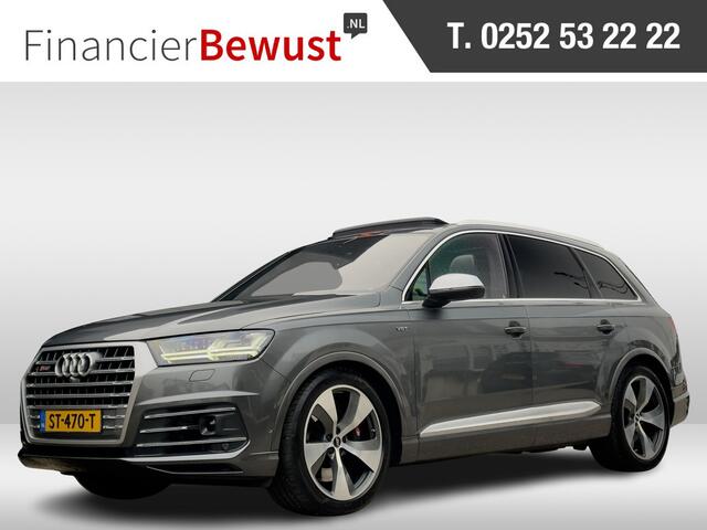 Audi SQ7 4.0-V8 TDI 436PK QUATTRO 7PRS PANODAK DESIGNO-LEDER B&O SOUNDSYSTEEM NAVI CAMERA DIGI-DASH LED LMV-21INCHE PDC ALLE OPTIES!