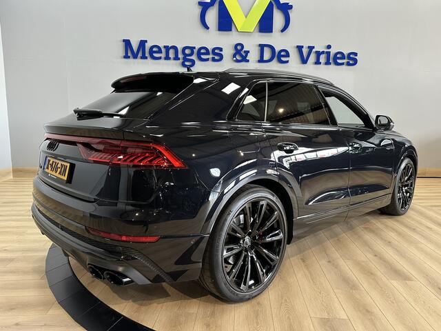 Audi SQ8 4.0 TFSI SQ8 quattro 508 PK Panorama | Luchtvering | Carbon | Adaptive Cruise | 360 Camera | B&O | Head Up | 23" Velgen | Sfeer | Isofix |