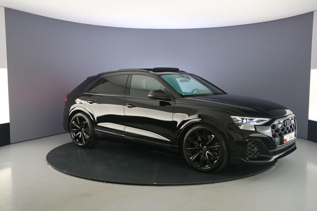 Audi SQ8 4.0 TFSI 507pk | B&O Adv | Head Up | Pano | Adv Onderstel | Nachtzicht | Sportdiff | Massage/Ventilatie | Adapt. Onderstel | Adapt. Cruise | Trekhaak | Memory | Softclose | Alcantara |
