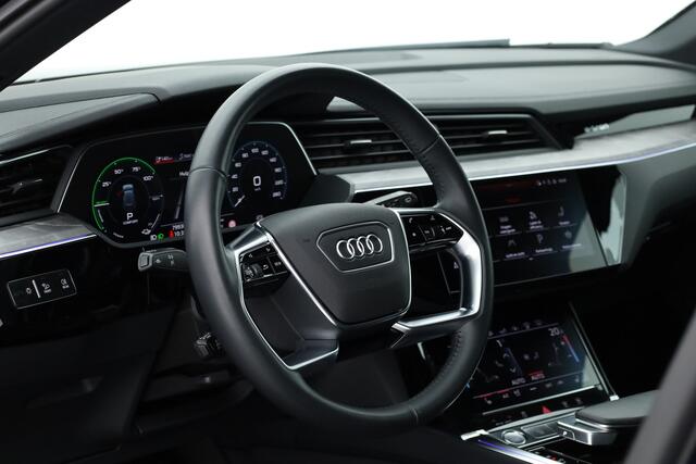 Audi e-tron 55 quattro Advanced edition 95 kWh | Pano | HUD | Soft Close | Luchtvering | Adapt. Cruise | 360cam