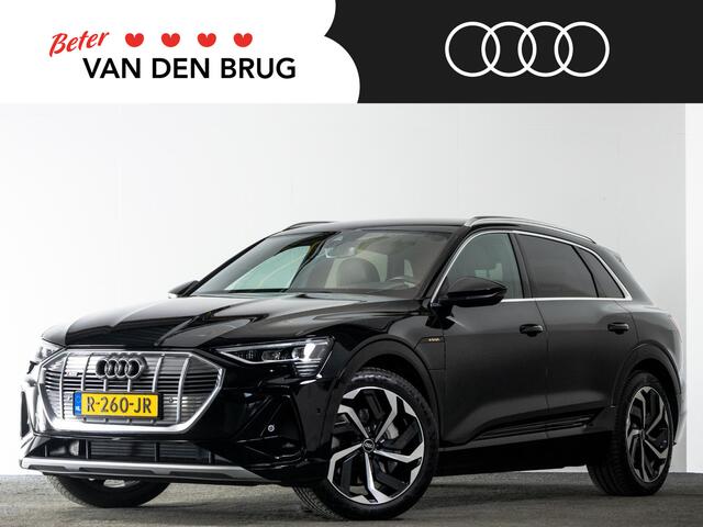 Audi e-tron S-Line 55 quattro 95 kWh 408pk | Elektr. voorstoelen | Bang & Olufson | Trekhaak | Camera | Adaptieve Cruise | Elektr. kofferbak |