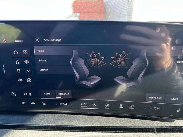 Audi e-tron Q6 S edition (B1) e-tron perf 100Kwh 225 kW / 306 PK | Luchtvering | Massage | Perfomance Stoelen | Panoramadak | Adaptieve Cruise Control | Keyless Entry |
