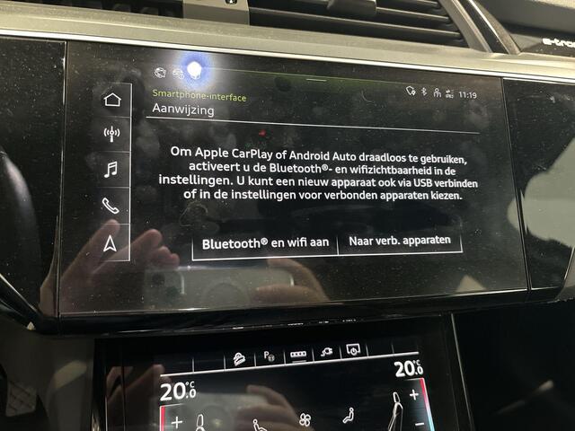 Audi e-tron 55 408pk Quattro Advanced edition Plus 95 kWh · Camera · Luchtvering · Elek. Voorstoelen · Elek. Achterklep · Apple/Android Car Play · 20'' Inch ·