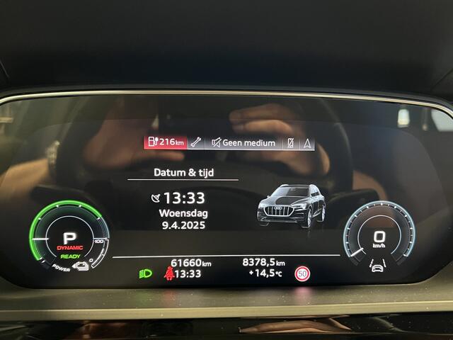 Audi e-tron 55 quattro Advanced edition Plus 95 kWh | S-line | Navigatie/Android/Apple Carplay | LM Velgen 20" | Lederen Bekleding | Voorstoelen Verwarmd | Achteruitrijcamera | Cruise Control Adaptief |
