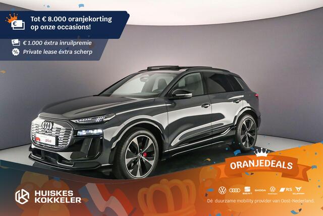Audi e-tron Q6 Edition One 55 quattro | Pano | Head Up | Luchtvering | B&O | Matrix | 2de Scherm | 360Cam | OLED | Matrix LED | Keyless |
