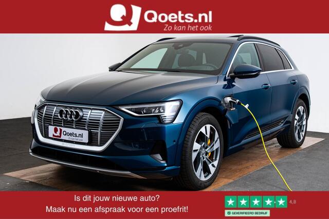 Audi e-tron e-tron 55 quattro advanced Pro Line Plus 95 kWh Panoramadak - Privacy glas - Stoelverwarming vóór - Sportstoelen - Uitgebreide interieurvoorverwarming - Head Up - 360° camera - Assistentiepakket City/Tour -