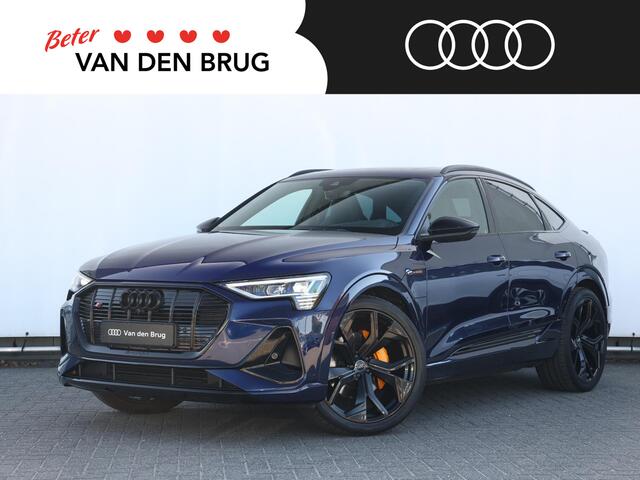 Audi e-tron Sportback 55 quattro S edition 95 kWh 408pk | Pano | HUD | Keyless | 360° camera | 23" Velgen | Stoelverwarming | Dodehoekdetectie | Adaptive Cruise