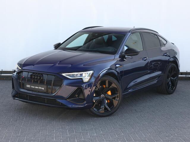 Audi e-tron Sportback 55 quattro S edition 95 kWh 408pk | Pano | HUD | Keyless | 360° camera | 23" Velgen | Stoelverwarming | Dodehoekdetectie | Adaptive Cruise