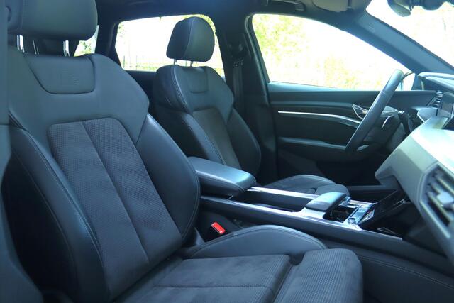Audi e-tron 50 QUATTRO LAUNCH EDITION BLACK S-LINE 71 KWH | PANO | VIRT. COCKPIT | MEMORY | LUCHTVERING | ACC | AFN. TREKHAAK