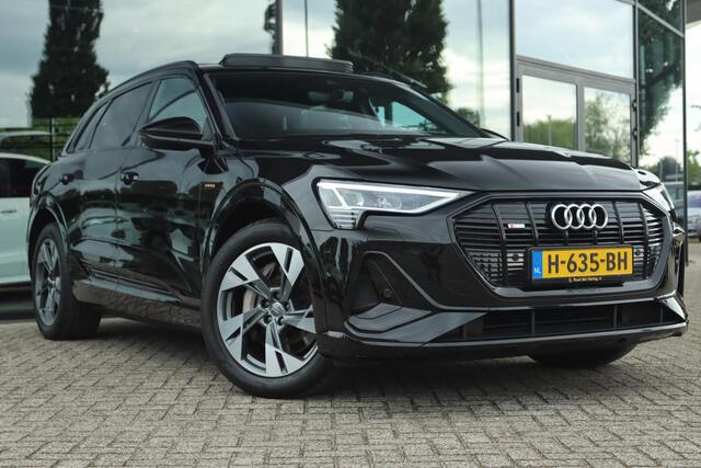Audi e-tron 50 QUATTRO S-LINE LAUNCH EDITION BLACK | PANO | ORIG NL | AD. CRUISE | MEMORY | CARPLAY | LUCHTVERING | VIRT. COCKPIT