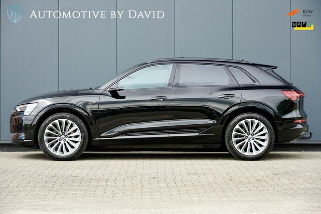 Audi e-tron 55 quattro Advanced Pro Line Plus 95 kWh / B&O / VIRTUAL MIRRORS / S-LINE INTERIEUR / PANORAMADAK / TREKHAAK / 21 INCH LMV / LUCHTVERING / CITY & TOUR