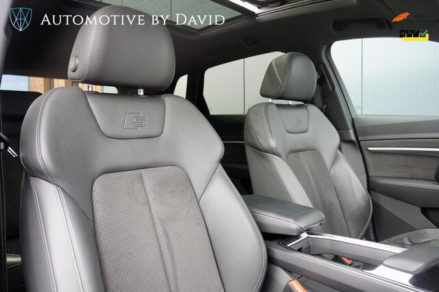 Audi e-tron 55 quattro Advanced Pro Line Plus 95 kWh / B&O / VIRTUAL MIRRORS / S-LINE INTERIEUR / PANORAMADAK / TREKHAAK / 21 INCH LMV / LUCHTVERING / CITY & TOUR