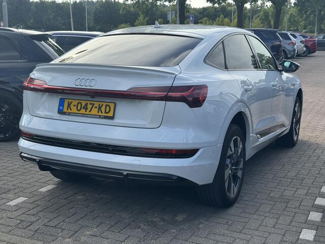 Audi e-tron Sportback 50 quattro S edition 71 kWh / Panoramadak / Camera / Luchtvering / 20'' / Leder&Alcantara / DAB / ACC / Navigatie / Stoelverwarming