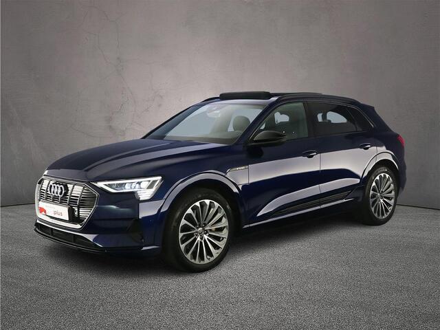 Audi e-tron e-tron 50 quattro Launch edition Vorsprung 71 kWh | Trekhaak | Pano | Matrix-Led | Memory | Tour | Headup | B&O 3D | Optiek zwart |