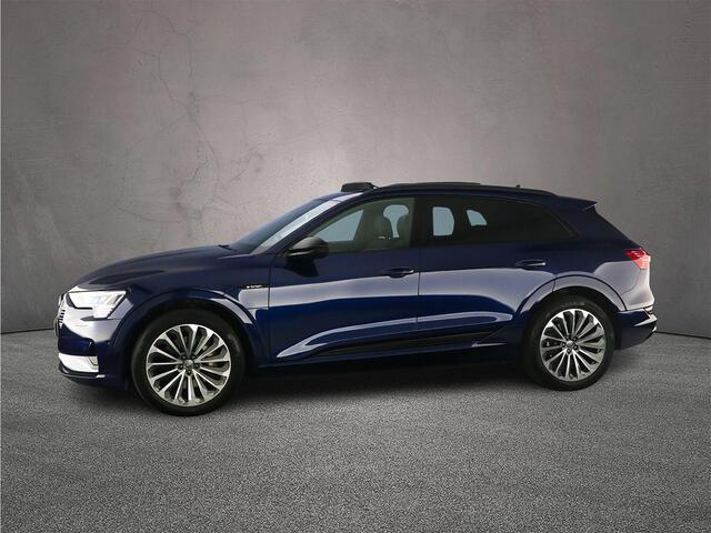Audi e-tron e-tron 50 quattro Launch edition Vorsprung 71 kWh | Trekhaak | Pano | Matrix-Led | Memory | Tour | Headup | B&O 3D | Optiek zwart |