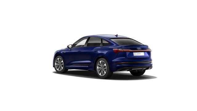 Audi e-tron Sportback 55 quattro S edition 95 kWh 408pk | SoH 91% | Panoramadak | Trekhaak | Diamond Stitching Lederen | Stoelverstelling met geheugen | Head up Display
