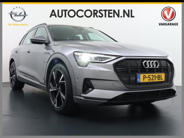 Audi e-tron 55 Quattro 408pk 95kWh Luchtvering Adaptive-Cruise Apple Carplay Android Trekhaak Elektr.Stoel+Leder+Verwarmd+Geheugen Lmv 21" Camera LED Koplampen Navi Ecc Parkassist Virtual-Cockpit PDC-a+v Advanced Edition Plus Keyless Audi sound system Lane-Assist Aud