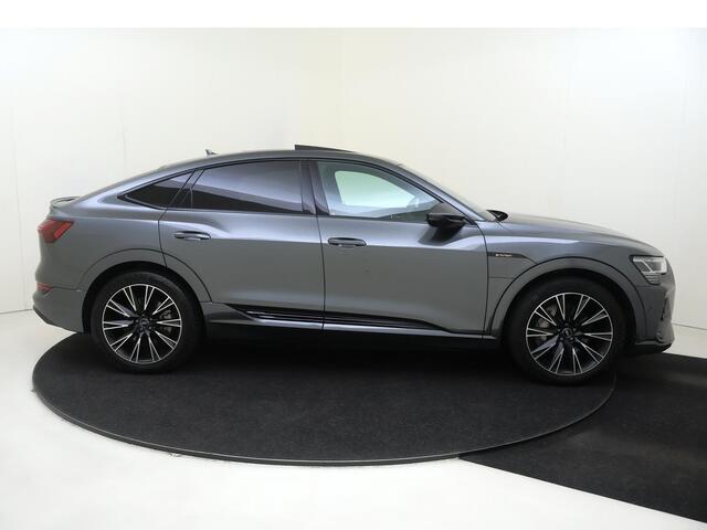 Audi e-tron Sportback 55 quattro S edition 95 kWh | Panoramadak | Luchtvering | 360 camera | Achteruitrijcamera | Adaptieve cruise control | Stoelverwarming | Dodehoek detectie |