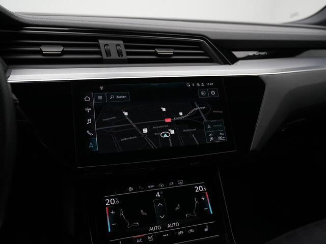 Audi e-tron 55 quattro S-Line 95 kWh 408 pk | Panoramadak | Geheugenstoel | Leder/alcantara | Achteruitrijcamera