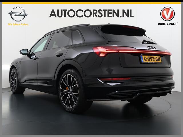 Audi e-tron 55 Quattro Advanced 95kWh SOH 92% Trekhaak Leder+Memory Apple Carplay Android Auto Navi Ecc Stoelverwarming Cruise Control Pdc Lmv 21" Elek.Stoelen Elek.Achterklep Led Contourstoelen Comfortsleutel Keyless Origineel Nederlandse Auto Nieuwprijs ¤97.748,-