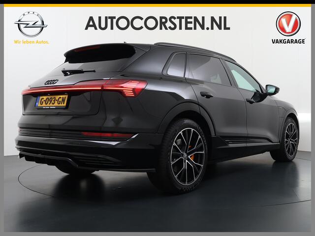 Audi e-tron 55 Quattro Advanced 95kWh SOH 92% Trekhaak Leder+Memory Apple Carplay Android Auto Navi Ecc Stoelverwarming Cruise Control Pdc Lmv 21" Elek.Stoelen Elek.Achterklep Led Contourstoelen Comfortsleutel Keyless Origineel Nederlandse Auto Nieuwprijs ¤97.748,-