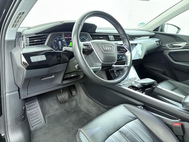 Audi e-tron 55 Quattro Edition 95kWh SOH 93% Leder Trekhaak Navi Ecc Cruise Control Pdc Elek.Achterklep Stoelverwarming Lmv 20" Led DAB 1e Eigenaar Origineel Nederlandse Auto