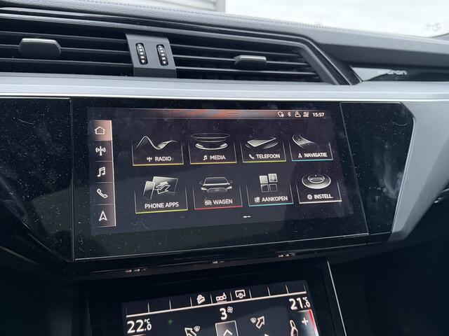 Audi e-tron 50 quattro Launch edition Black 71 kWh | Cruise control adaptief | S Line exterieur | Voorstoelen verwarmd