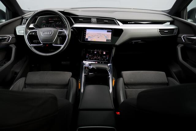 Audi e-tron Sportback 50 quattro S edition 71 kWh | Luchtvering | Panoramadak | Adaptieve Cruise Control | Camera | Memory | Matrix-LED | Stoelverwarming | Keyless Entry | Audi Sound System |