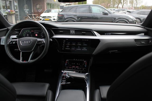 Audi e-tron Sportback S quattro 95 kWh / Panoramadak / Camera / RS Seats / 21'' / B&O / Intr.voorverwarming / Luchtvering / Matrix LED / CarPlay / Stoelverwarming / DAB / ACC