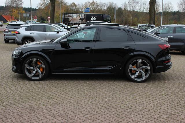 Audi e-tron Sportback S quattro 95 kWh / Panoramadak / Camera / RS Seats / 21'' / B&O / Intr.voorverwarming / Luchtvering / Matrix LED / CarPlay / Stoelverwarming / DAB / ACC