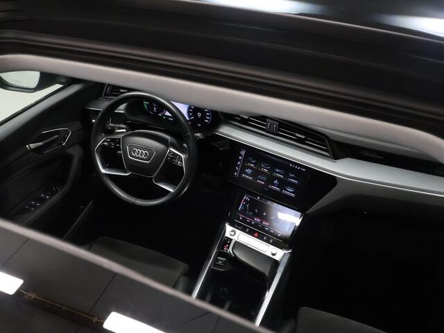 Audi e-tron 55 quattro Business edition Plus 95 kWh [TREKHAAK AFNEEMBAAR, LUCHTVERING, SCHUIFKANTELDAK, MEMORY SEATS, APPLE CARPLAY, ANDROID, SPORTSTOELEN, ADAPTIVE CRUISE, PDC V+A, STOELVERWARMING, NIEUWSTAAT]