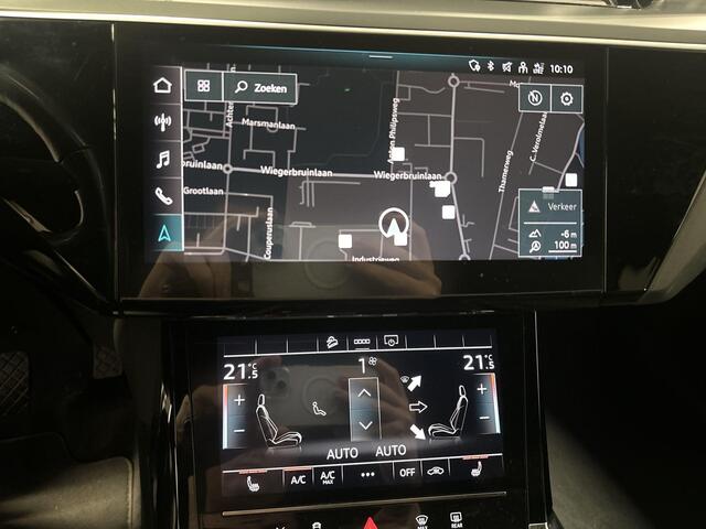 Audi e-tron Sportback 55 408pk Quattro Business edition 95 kWh · Luchtvering · Camera · Keyless · Elek. Voorstoelen · Leder Interieur · Elek. Achterklep · 22'' Inch ·