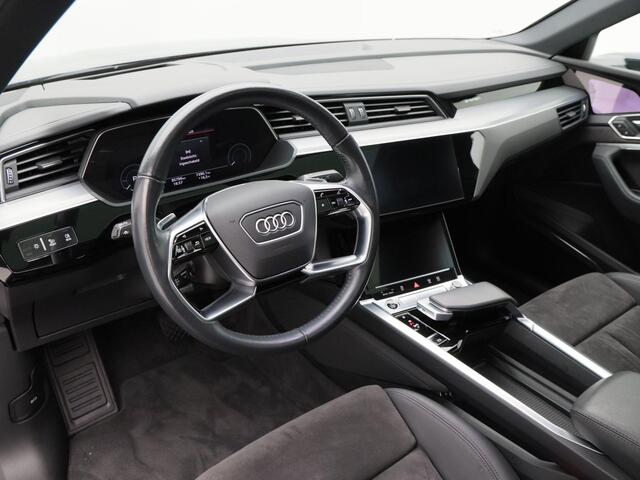 Audi e-tron Sportback 55 quattro 408 Pk 95 kWh | Virtual Mirrors | Nachtzicht | Panoramadak | Luchtvering | Head-Up | 360° Camera | Stoelverwarming | 22 Inch | 85.792 Km
