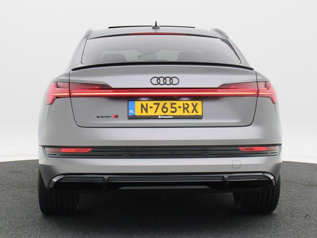 Audi e-tron Sportback 55 quattro 408 Pk 95 kWh | Virtual Mirrors | Nachtzicht | Panoramadak | Luchtvering | Head-Up | 360° Camera | Stoelverwarming | 22 Inch | 85.792 Km