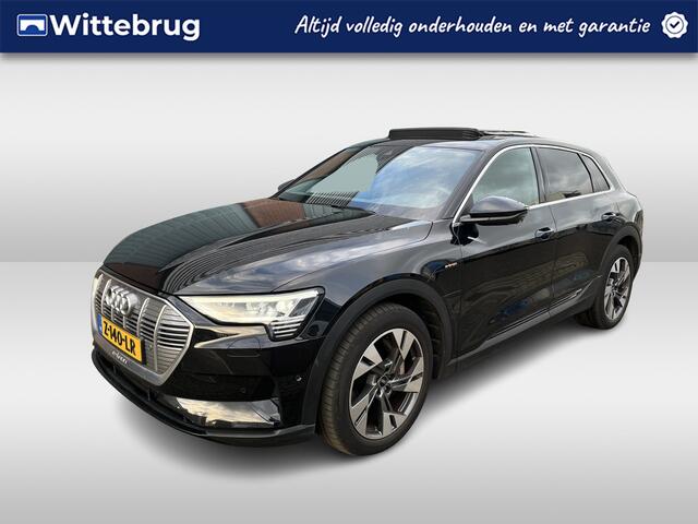 Audi e-tron 50 quattro edition 71 kWh / AUTOMAAT/ PANO / LUCHTVERING/ SMARTPHONE INTERFACE/ ELEK. KLEP/ STOEL VERWARM./ PARK.SENSOR.V+A./ CAMERA V+A/ ACC/ KEYLESS/ DRIVE SELECT/ NAVI/ LED/ DAB/ CLIMA/ ISOFIX/ 20'' LMV