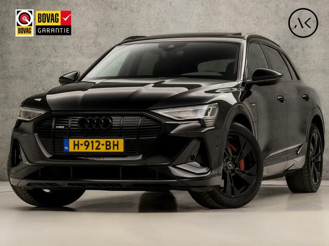 Audi e-tron e-tron 50 quattro Launch edition Black 71 kWh (PANORAMADAK, BLACK EDITION, APPLE CARPLAY, ZWART HEMEL, STOELVERWARMING, MEMORY STOELEN, ADAPTIVE CRUISE, RODE REMKLAUWEN, NIEUWSTAAT)